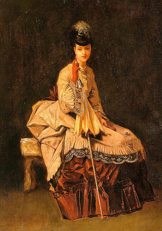  Jules-Adolphe Goupil Lady Seated china oil painting image